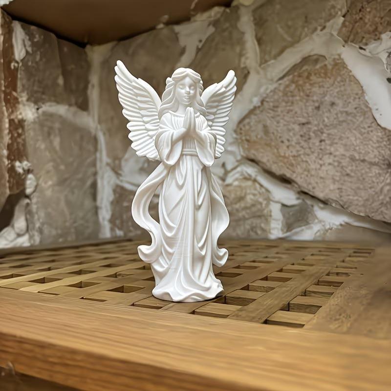 3D Printing Gold - 3D Printed Praying Angel Religious Figurine