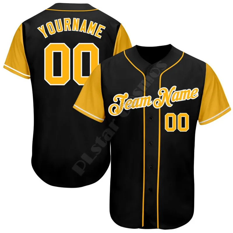 3D Printing Gold - PLstar Cosmos Baseball Jersey Shirt Custom