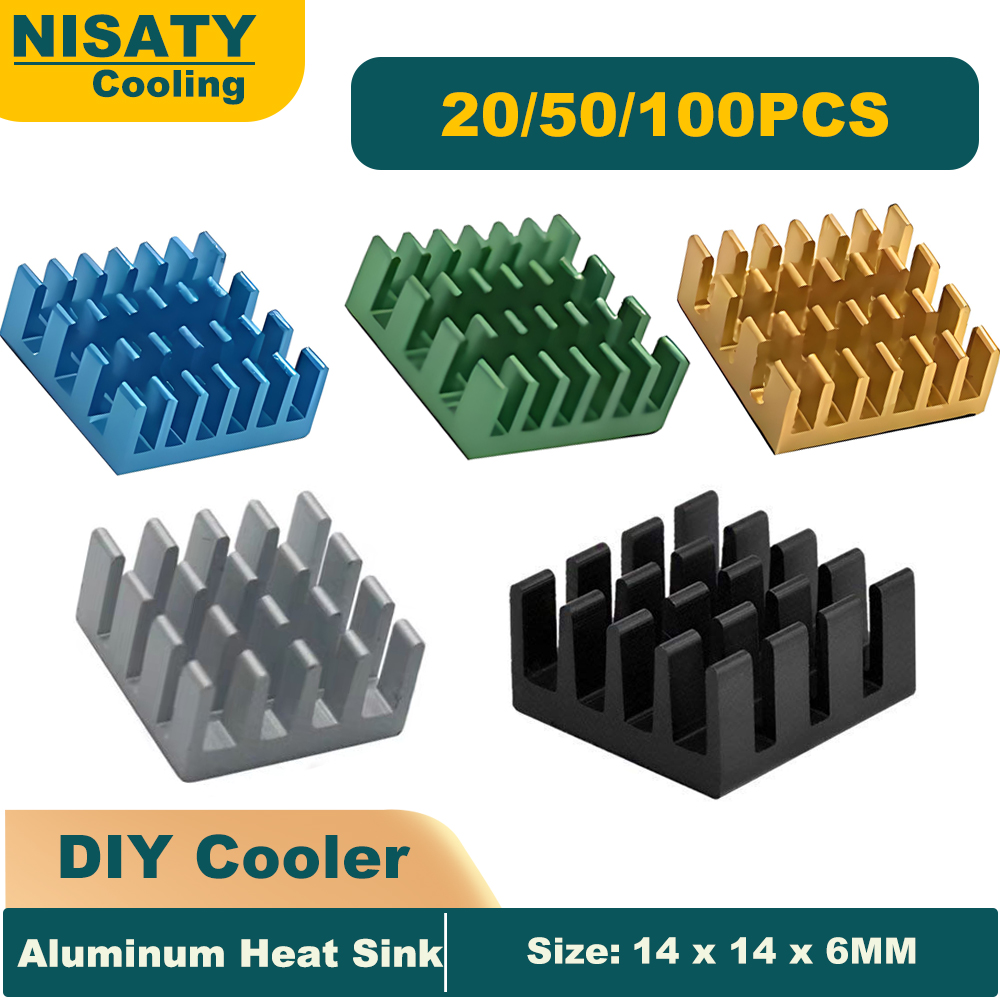3D Printing Aluminium - Bulk Pack 20/50/100PCS Aluminum Heat Sink