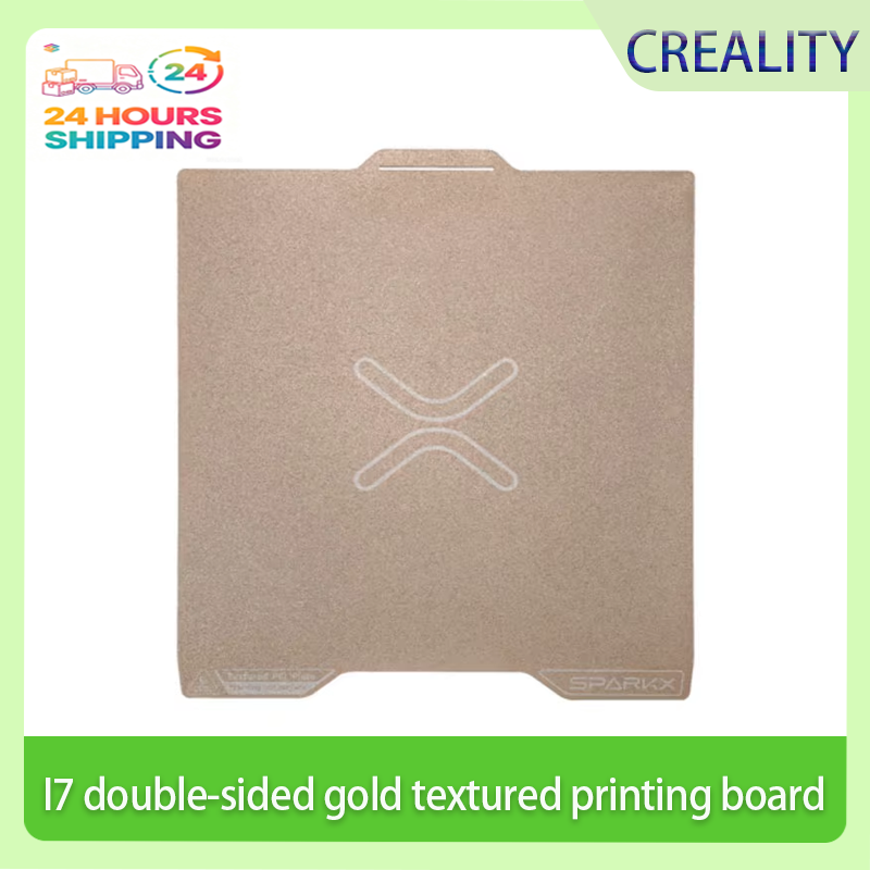 3D Printing Gold - Creality SPARKX I7 Dual-Texture PEI Plate