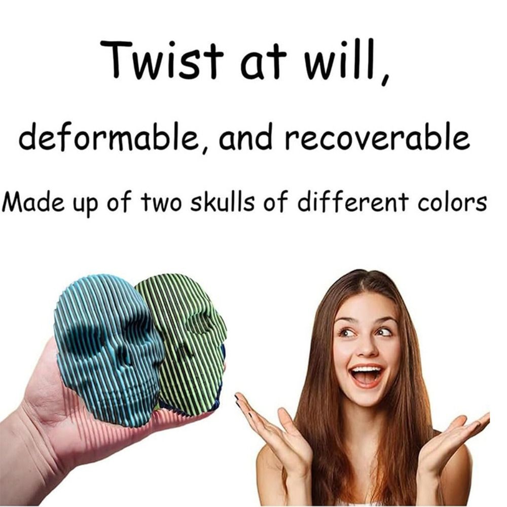 3D Printing Idea - Visual Illusion 3D Printing Skulls Toys
