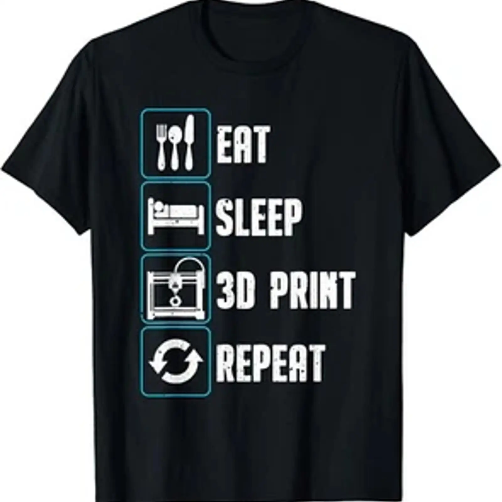 3D Printing Enthusiast - Funny 3D printed T shirt designs
