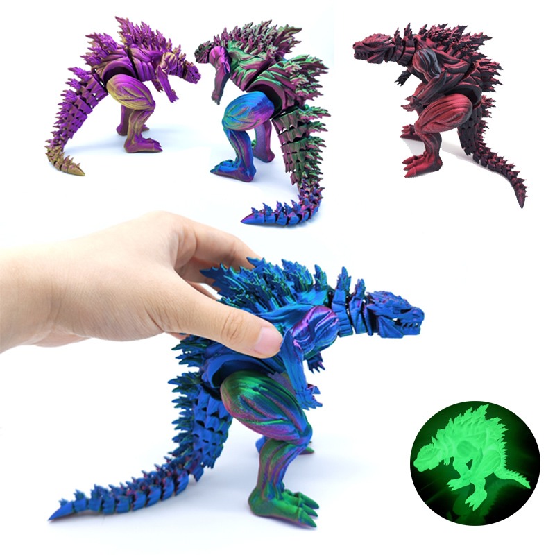 3D Printing Idea - 3D Printing Muscle Dinosaur Action Figure