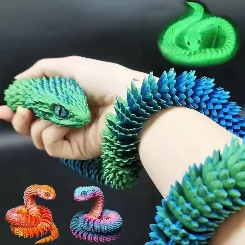 3D Printing Idea - 3D Printed Snake Movable Joint Fidget