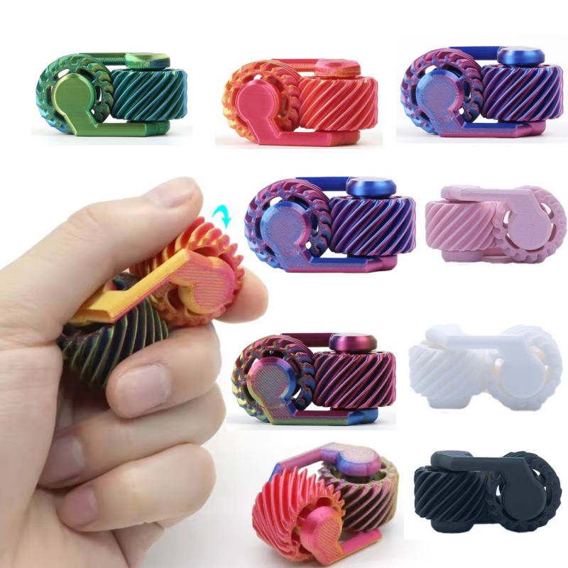3D Printing Gears - 3D Printed Fidget Spinner Fingertip Gear