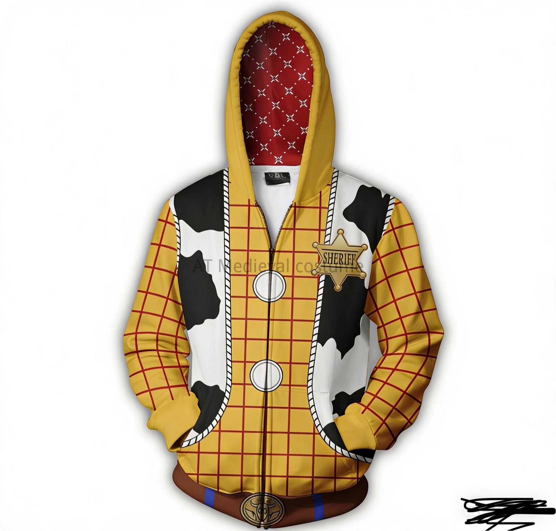 3D Printing Idea - Adult Movie Cosplay 3D Print Hoody