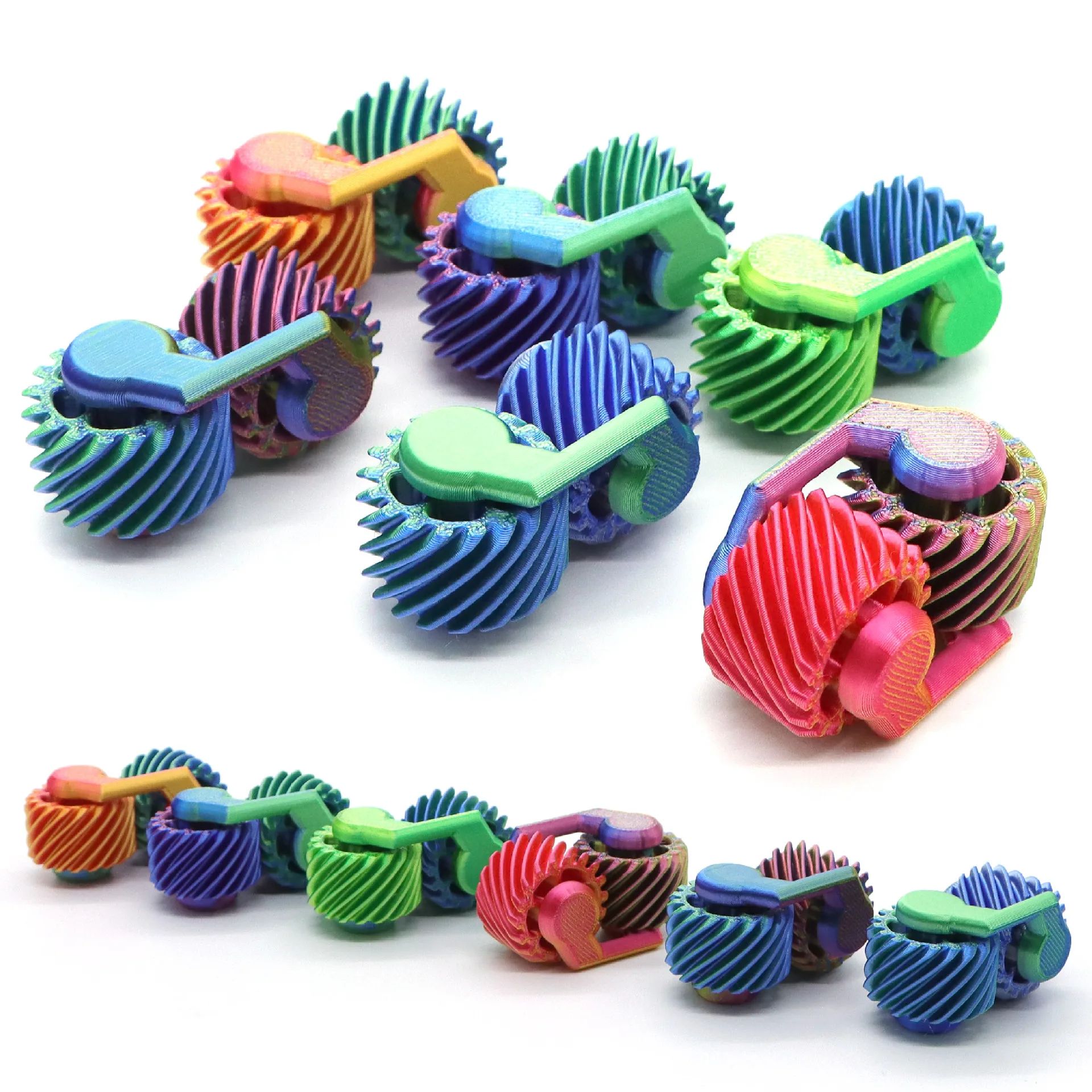 3D Printing Gears - Popular Fidget 3D Printed Fingertip Gear