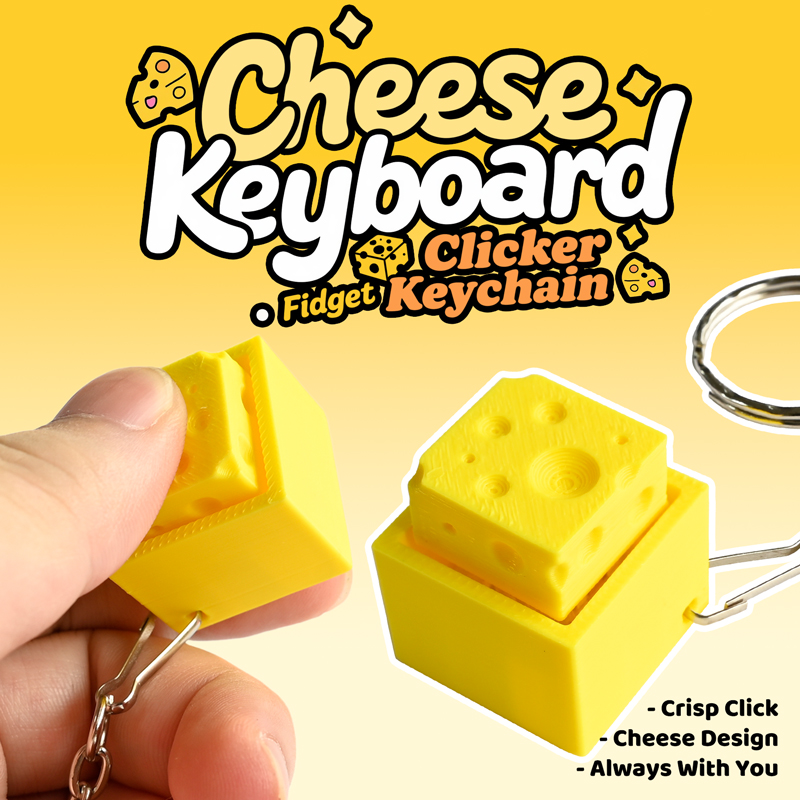 3D Printed Cheesy Key Fidget C - 3D Printing Idea recension och pris