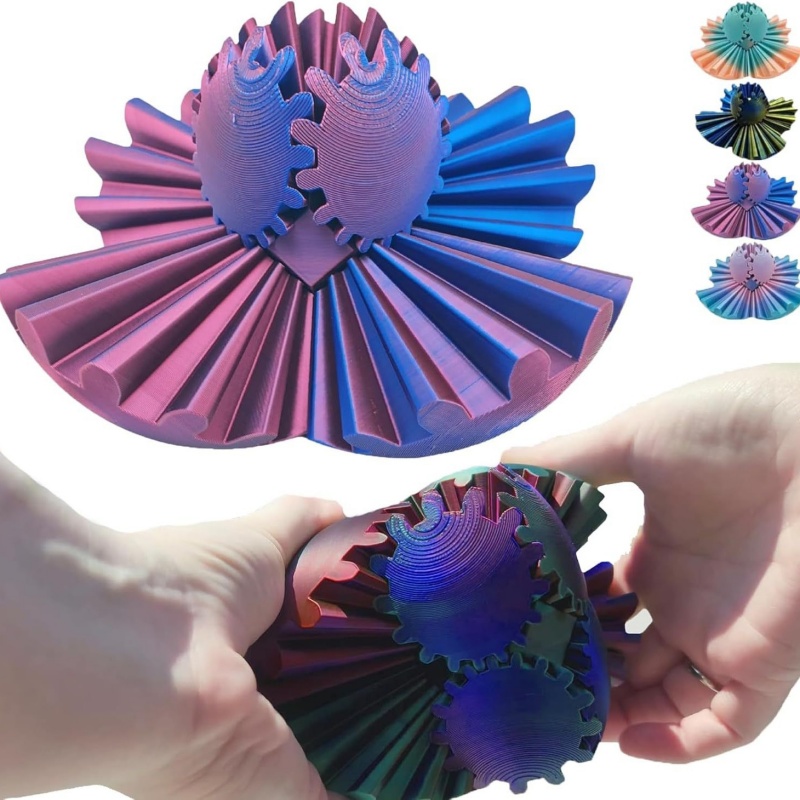 3D Printed Gear Ball Spin Deco - 3D Printing Gears recension och pris
