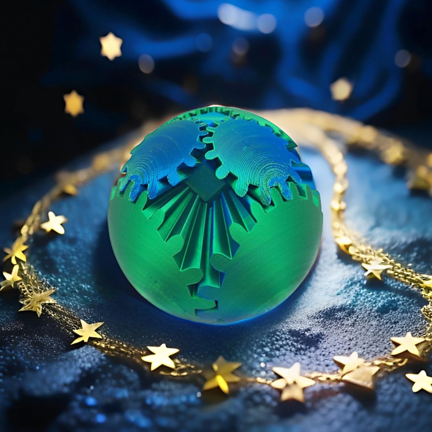 Gear Ball 3D Printed Fidget To - 3D Printing Gears recension och pris