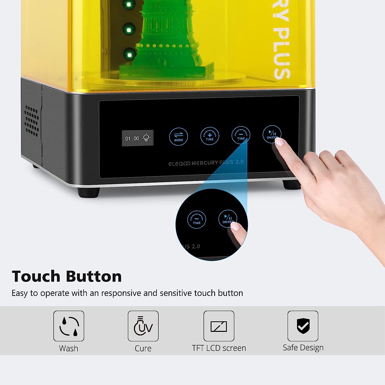 ELEGOO Mercury Plus 2.0 3D Pri - 3D Printing Sla recension och pris