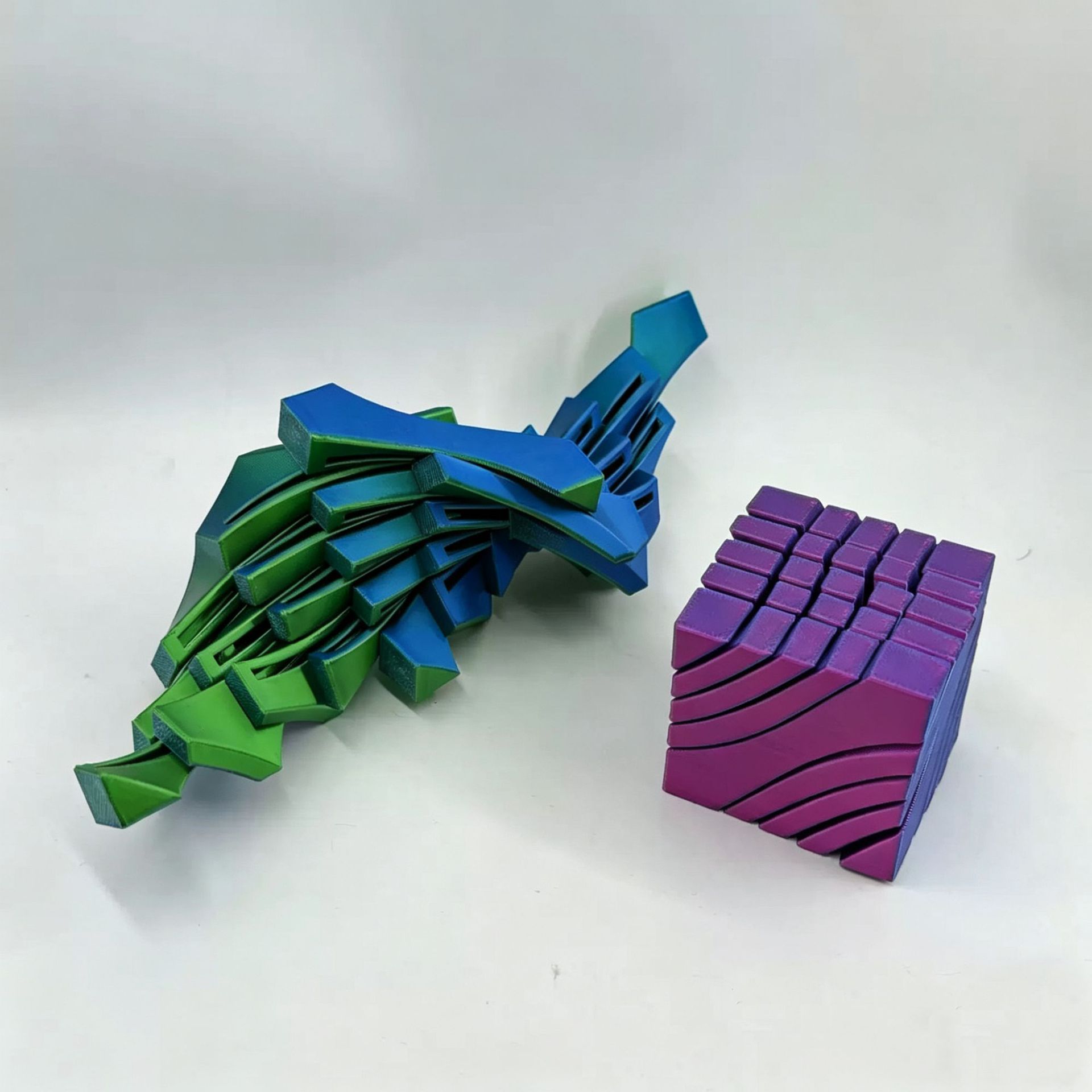3D Printed Liquid Flow Rubik's - 3D Printing Gears recension och pris