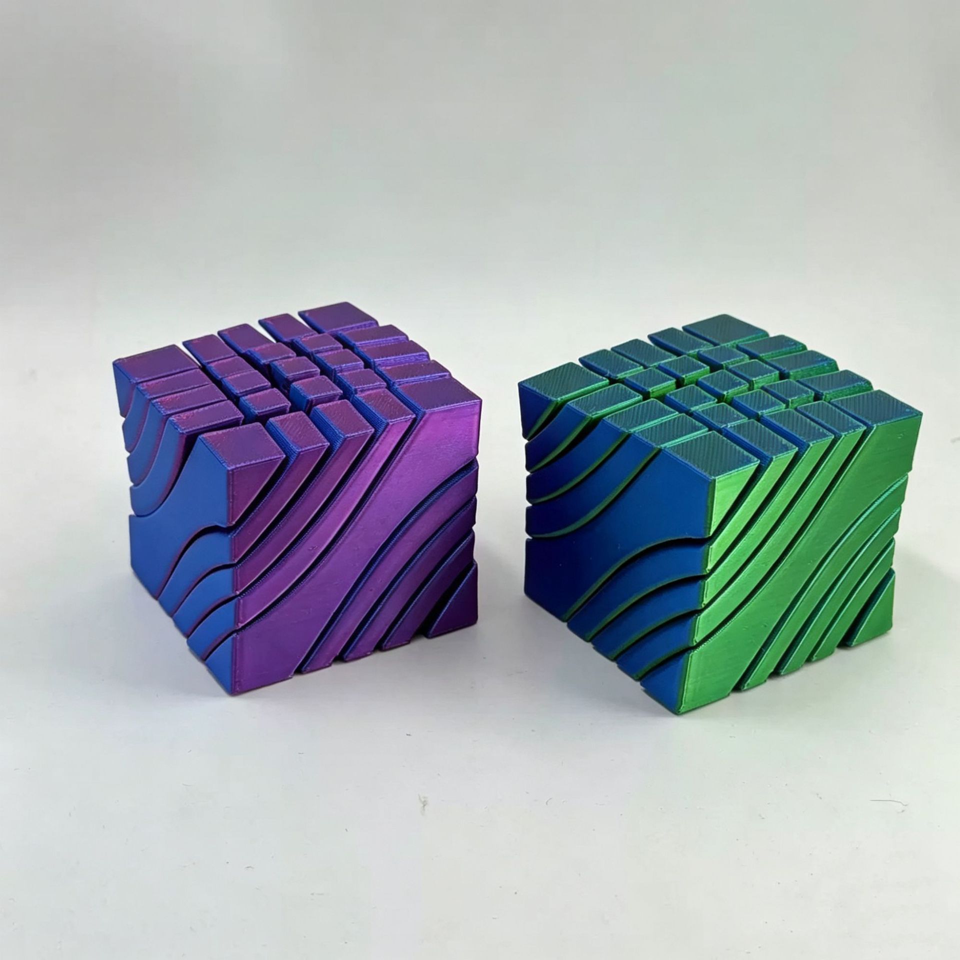 3D Printed Liquid Flow Rubik's - 3D Printing Gears recension och pris