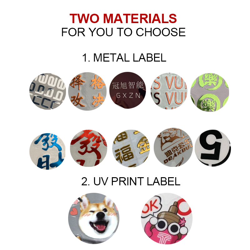 Personal Logo Print Metal 3D G - 3D Printing Gold recension och pris