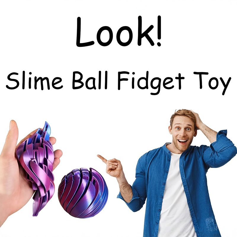 Slime Ball Fidget Toy 3D Print - 3D Printing Gears recension och pris