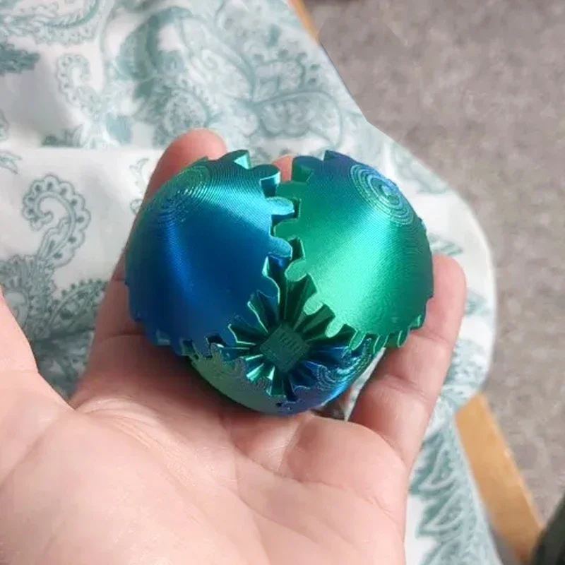 Gear Ball 3D Printed Fidget To - 3D Printing Gears recension och pris
