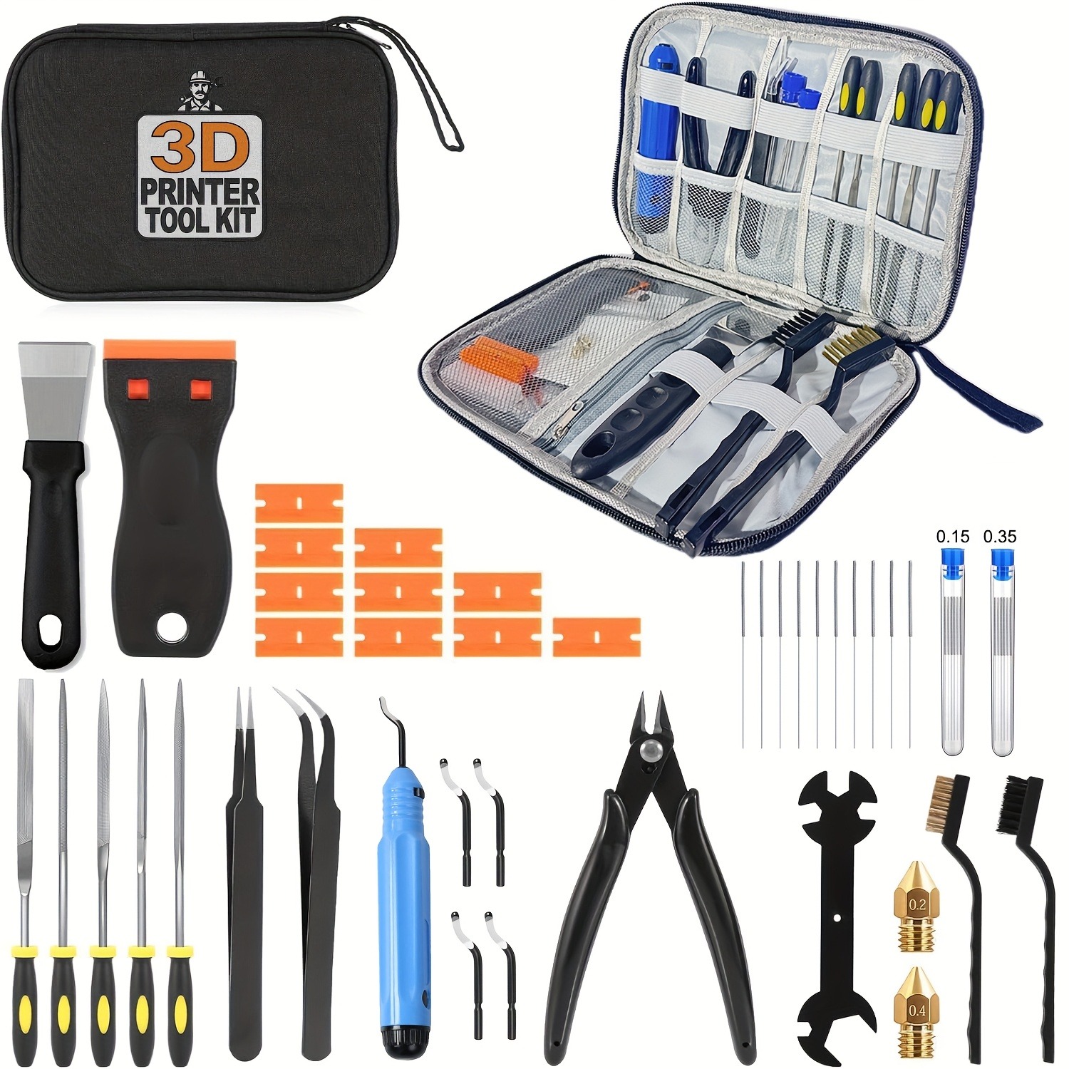 3D Printer Tools Kit, 33pcs 3D - 3D Printing Sla recension och pris