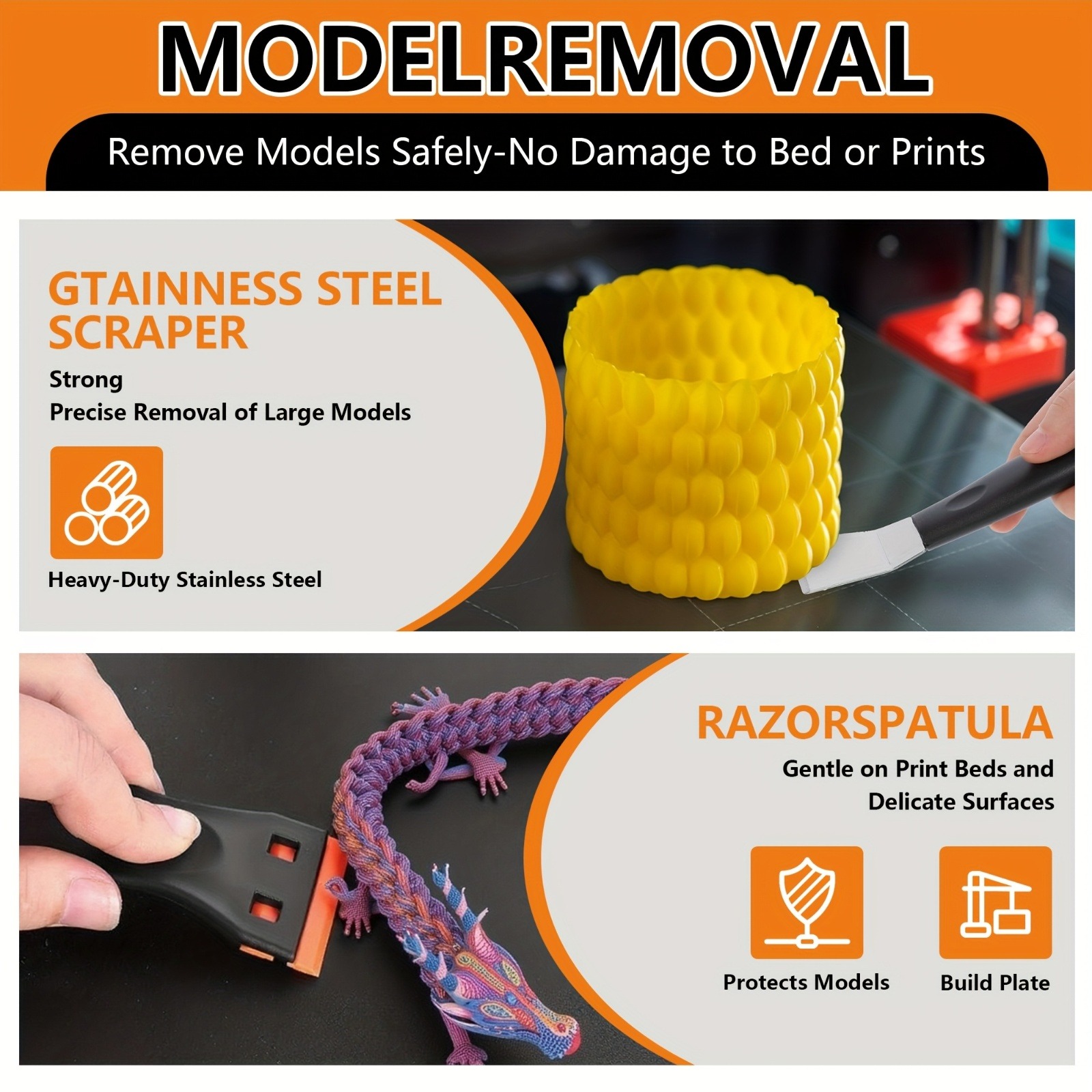 3D Printer Tools Kit, 33pcs 3D - 3D Printing Sla recension och pris