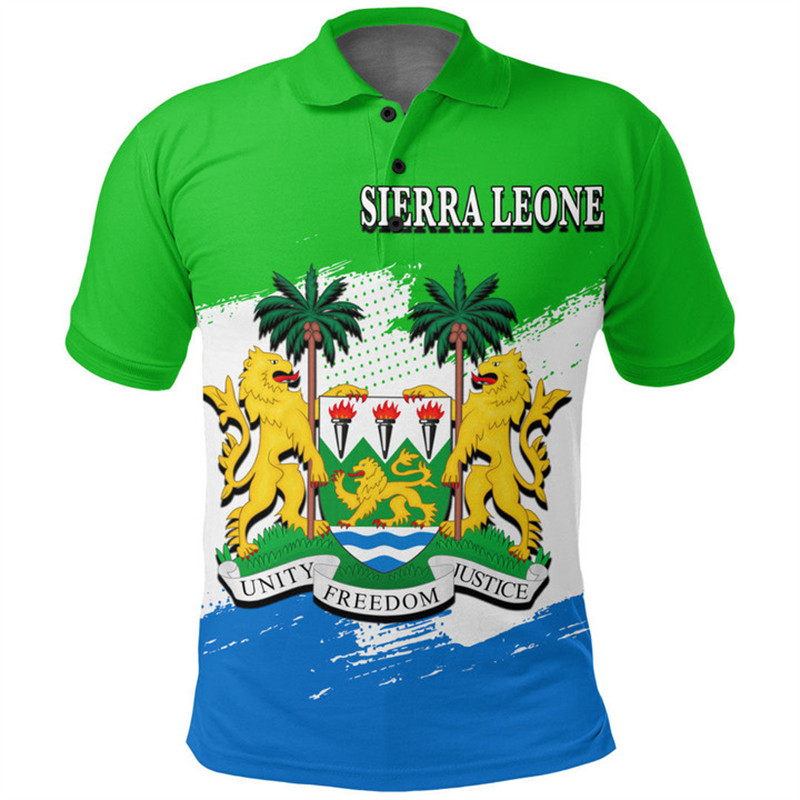 Sierra Leone Flag Map 3D Print - 3D Printing Sla recension och pris