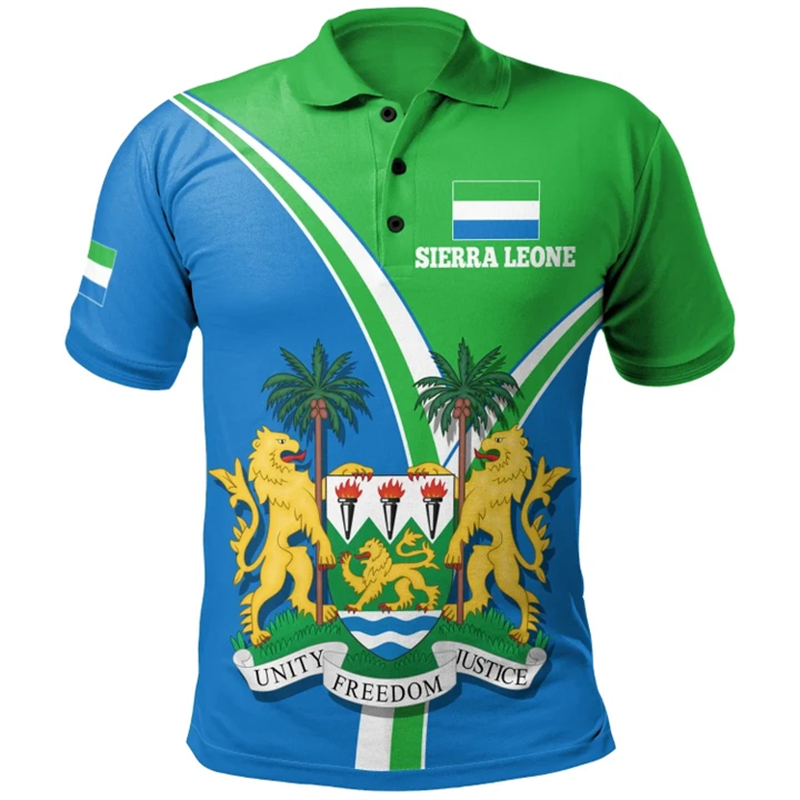 Sierra Leone Flag Map 3D Print - 3D Printing Sla recension och pris