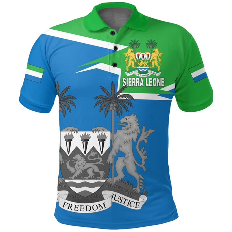Sierra Leone Flag Map 3D Print - 3D Printing Sla recension och pris