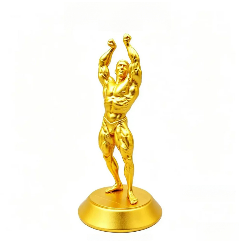 Hardcore muscular male competi - 3D Printing Gold recension och pris
