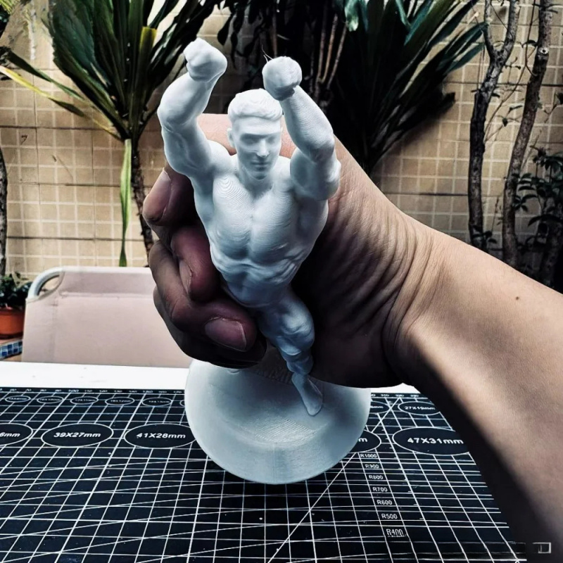 Hardcore muscular male competi - 3D Printing Gold recension och pris