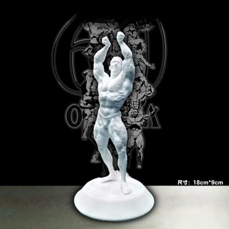 Hardcore muscular male competi - 3D Printing Gold recension och pris