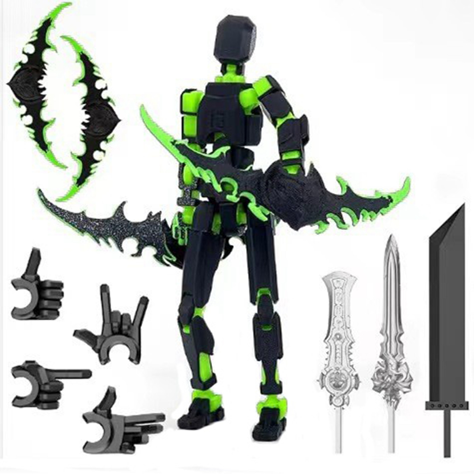 Titan 13 With Wings Figure Toy - 3D Printing Aluminium recension och pris