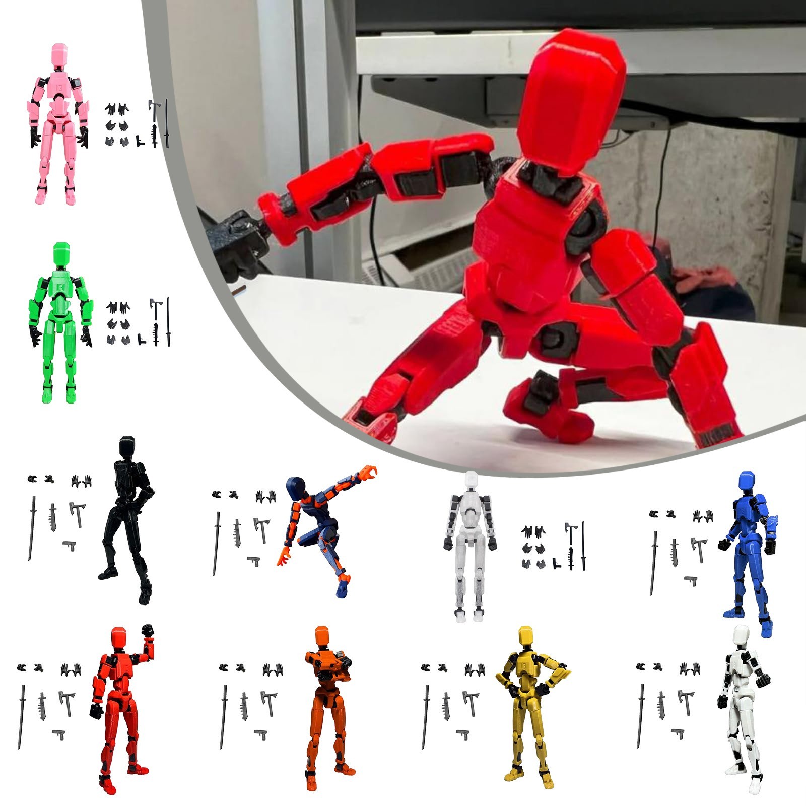 Titan 13 With Wings Figure Toy - 3D Printing Aluminium recension och pris