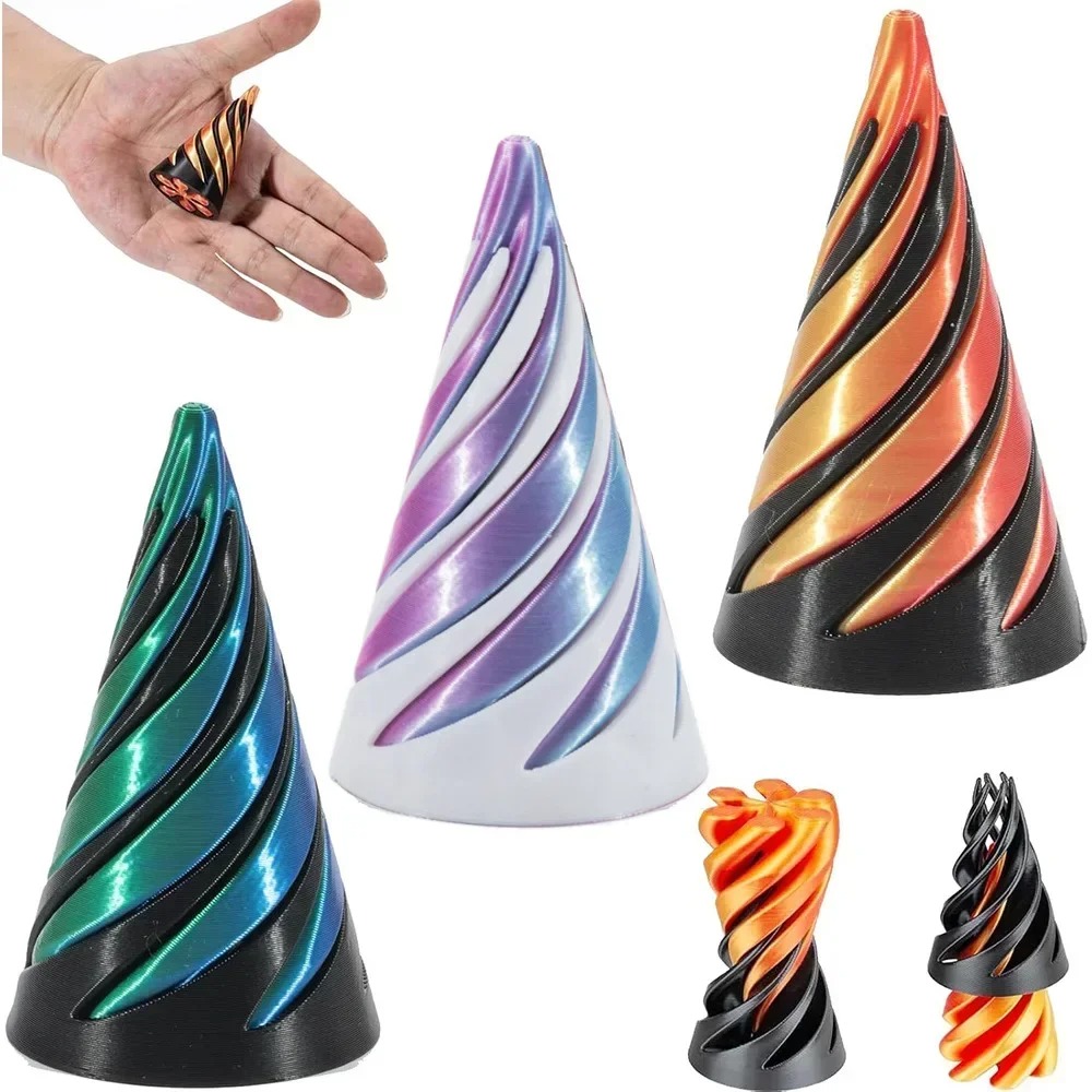 3D Printed Spiral Cone Toy Imp - 3D Printing Idea recension och pris
