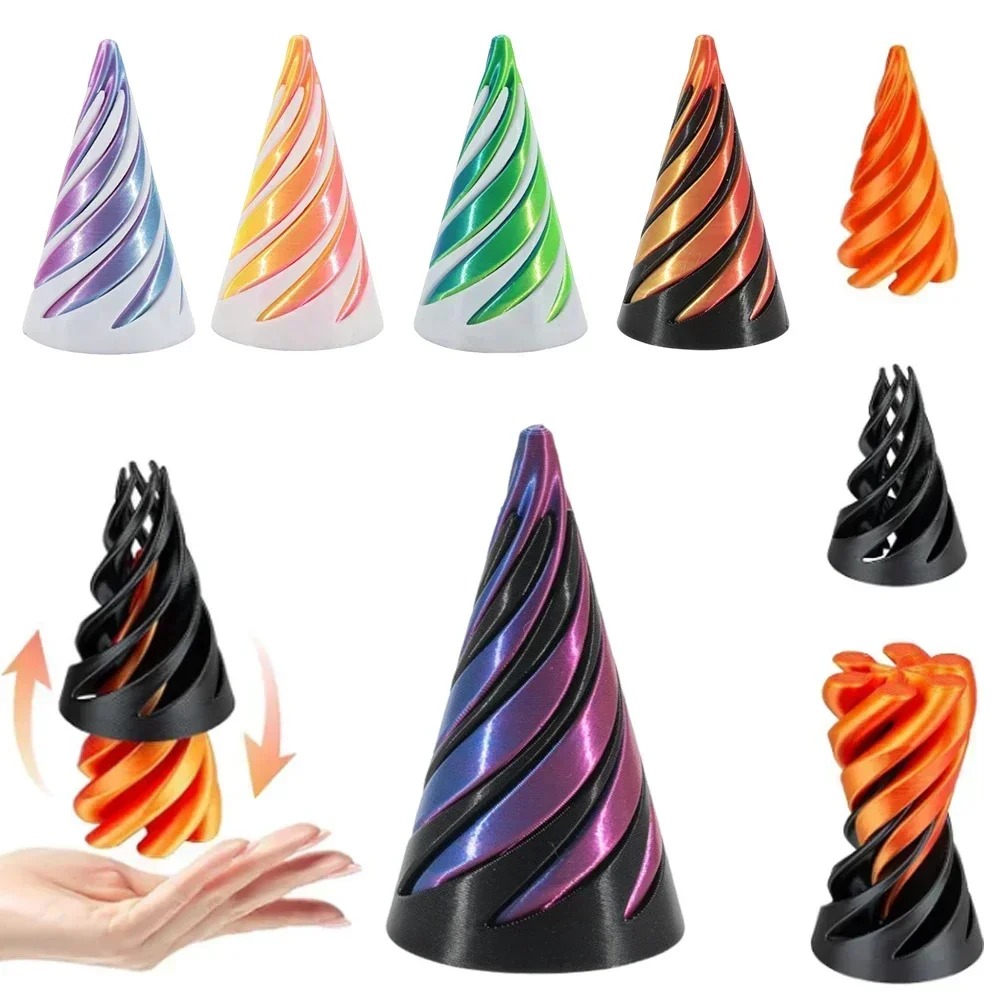 3D Printed Spiral Cone Toy Imp - 3D Printing Idea recension och pris