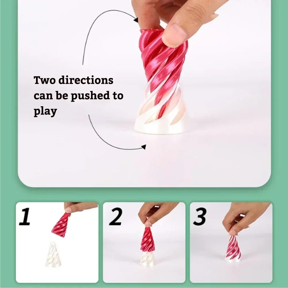 3D Printed Spiral Cone Toy Imp - 3D Printing Idea recension och pris