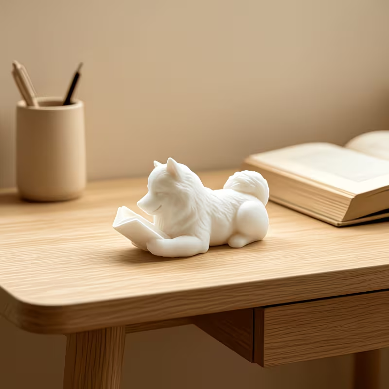 Studying Samoyed Decor Statue, - 3D Printing Enthusiast recension och pris