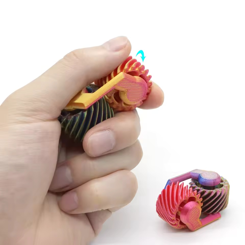 3D Printed Fidget Spinner Fing - 3D Printing Gears recension och pris