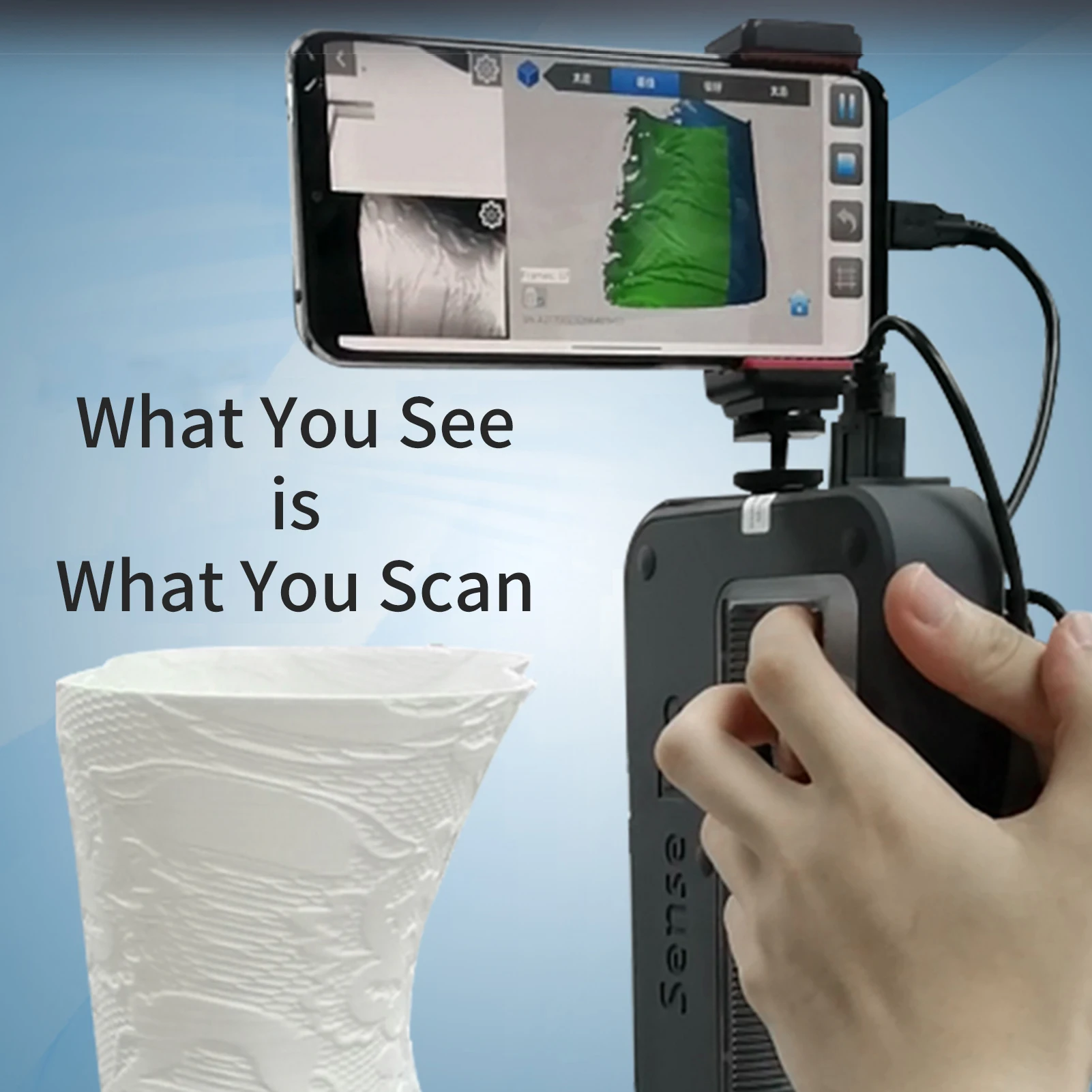 Portable Handheld 3D Scanner H - 3D Printing Output recension och pris