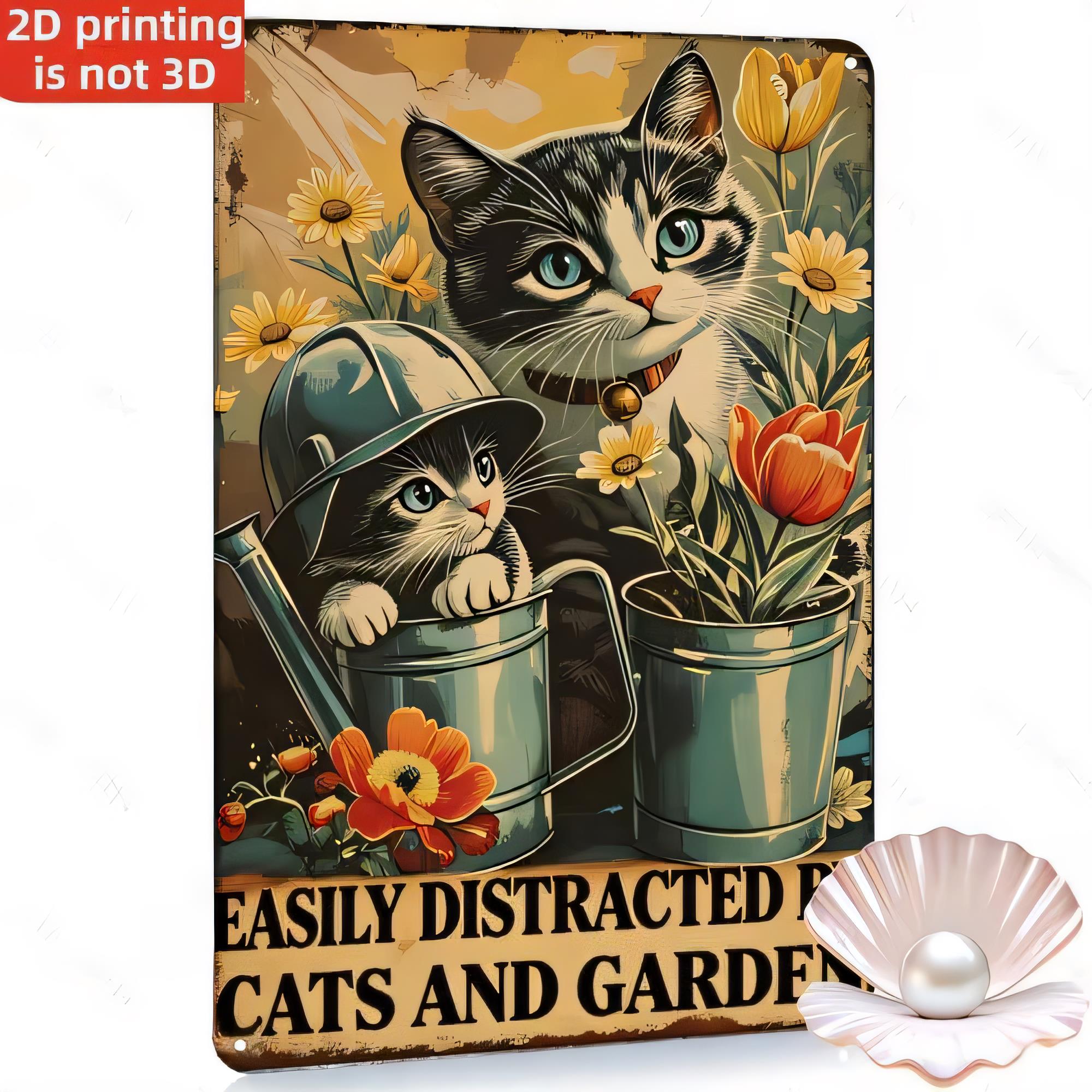 Tin Sign I Easily Distracted C - 3D Printing Aluminium recension och pris