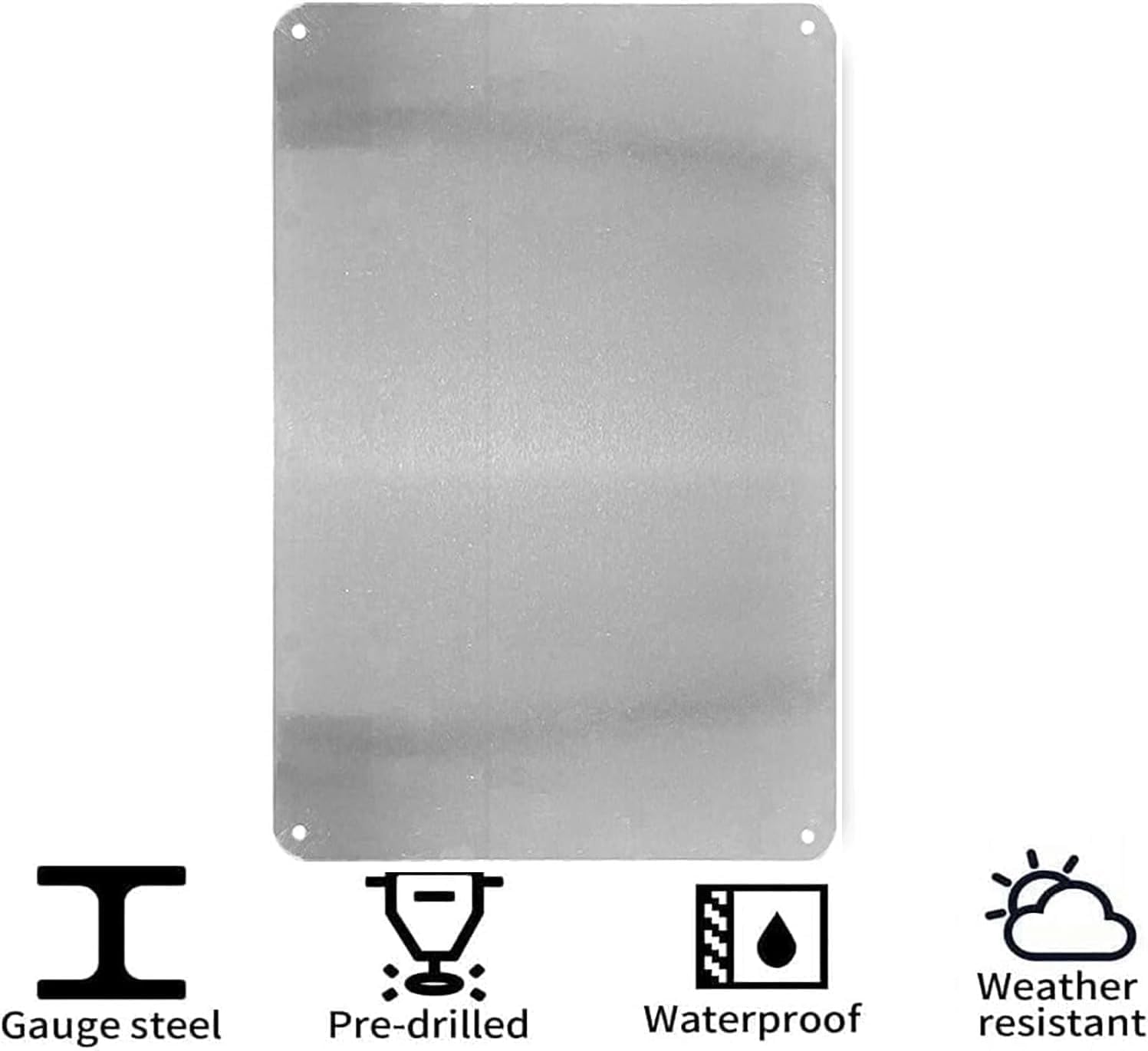 Tin Sign I Easily Distracted C - 3D Printing Aluminium recension och pris