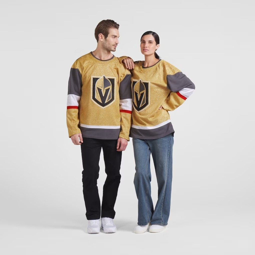 Hockey Jersey - Gold with Gray - 3D Printing Gold recension och pris