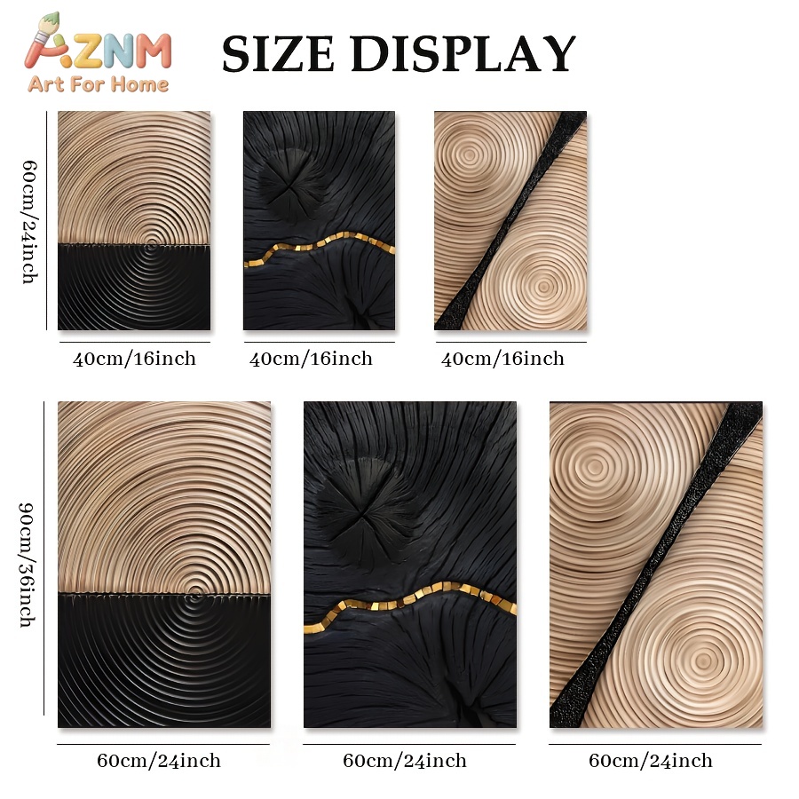 AZNM Wabi Sabi Abstract Wood G - 3D Printing Gold recension och pris