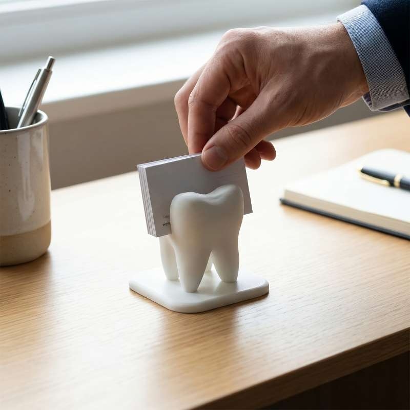 3D Printed Tooth Shaped Busine - 3D Printing Dental recension och pris