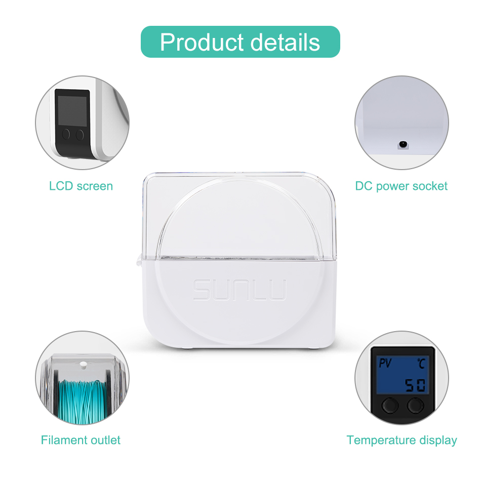 SUNLU Filament Dryer S1 Plus B - 3D Printing Output recension och pris