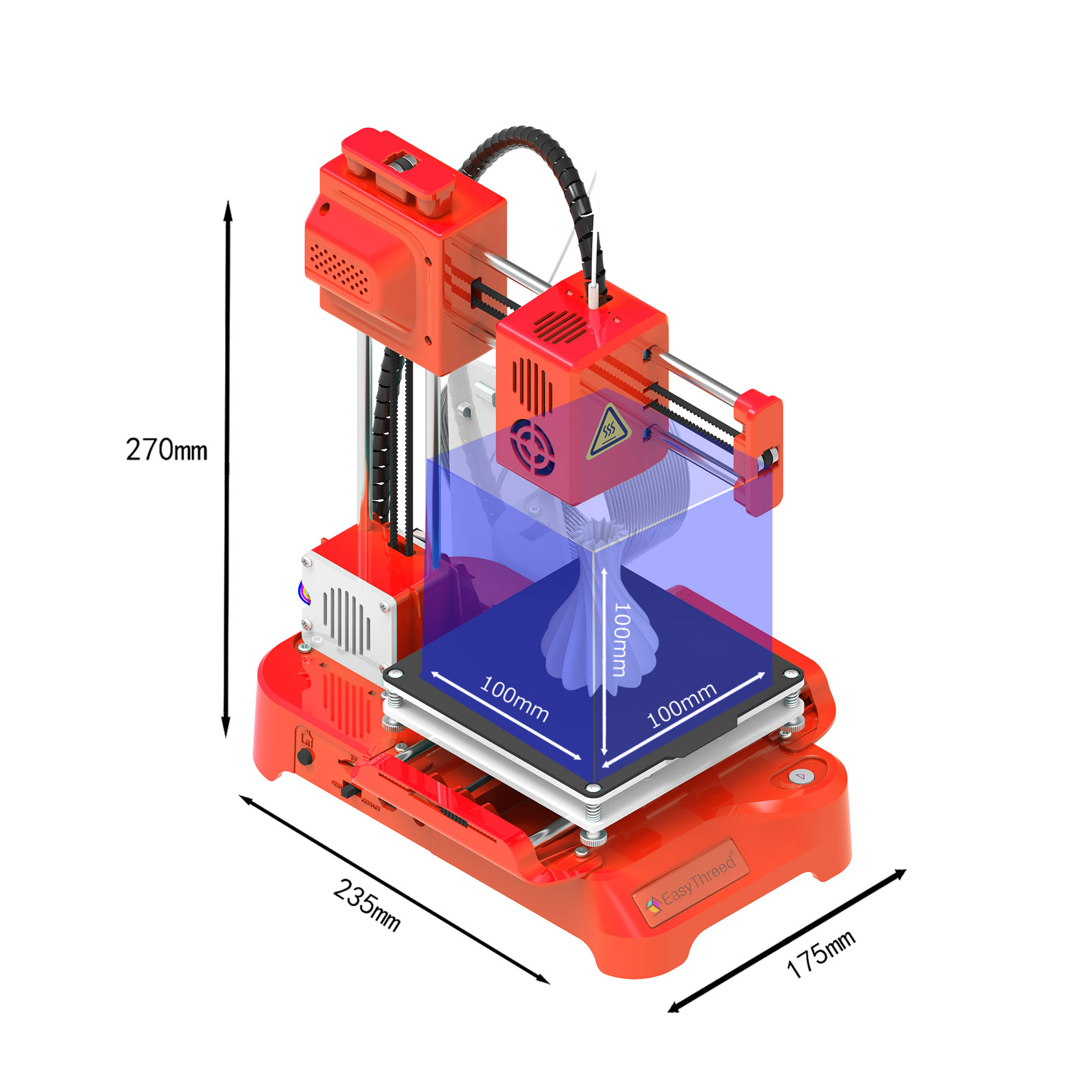 Easythreed 3D Printer K9 Easy  - 3D Printing Output recension och pris