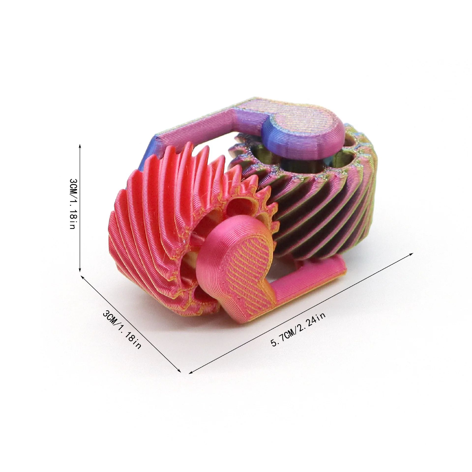 Popular Fidget 3D Printed Fing - 3D Printing Gears recension och pris