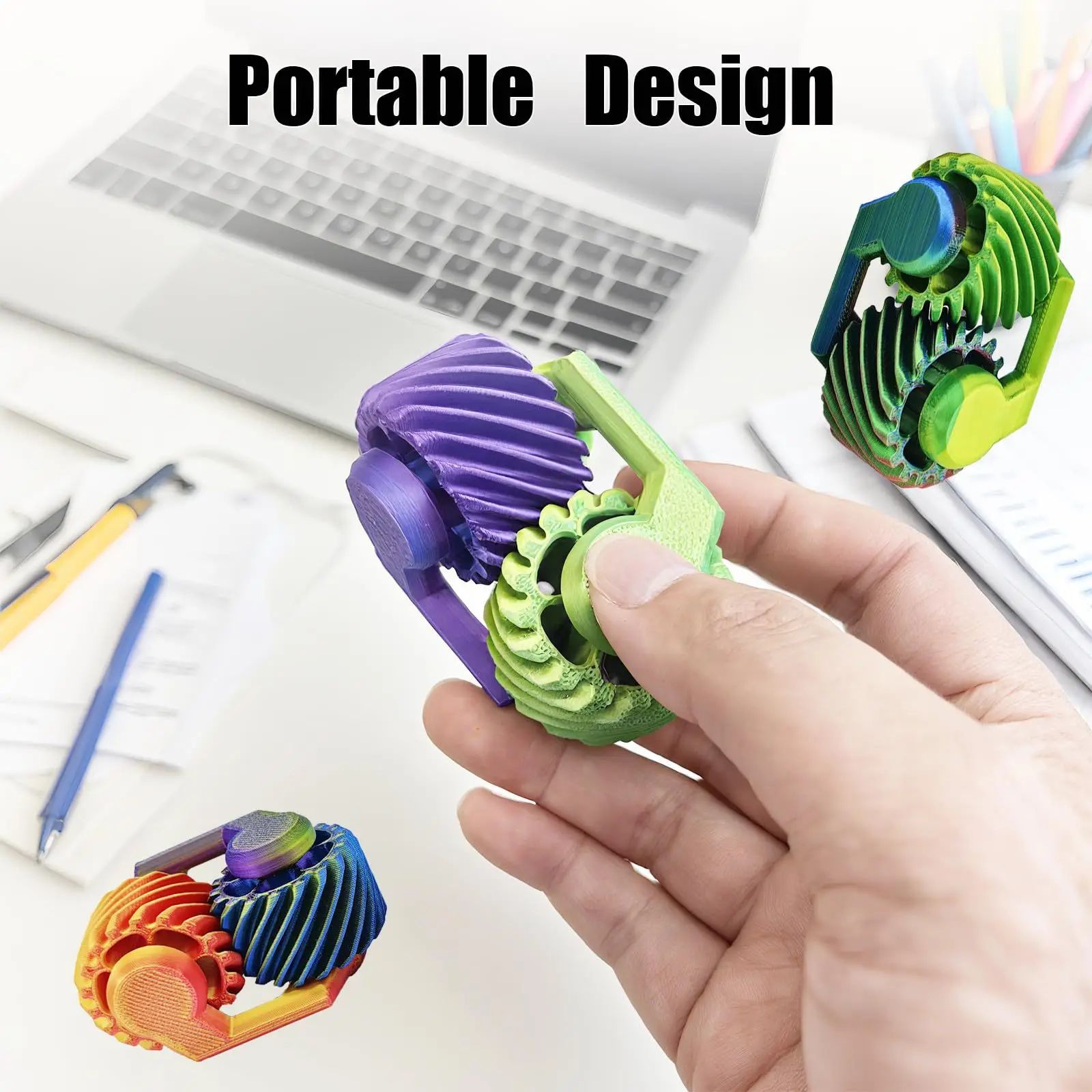 Popular Fidget 3D Printed Fing - 3D Printing Gears recension och pris
