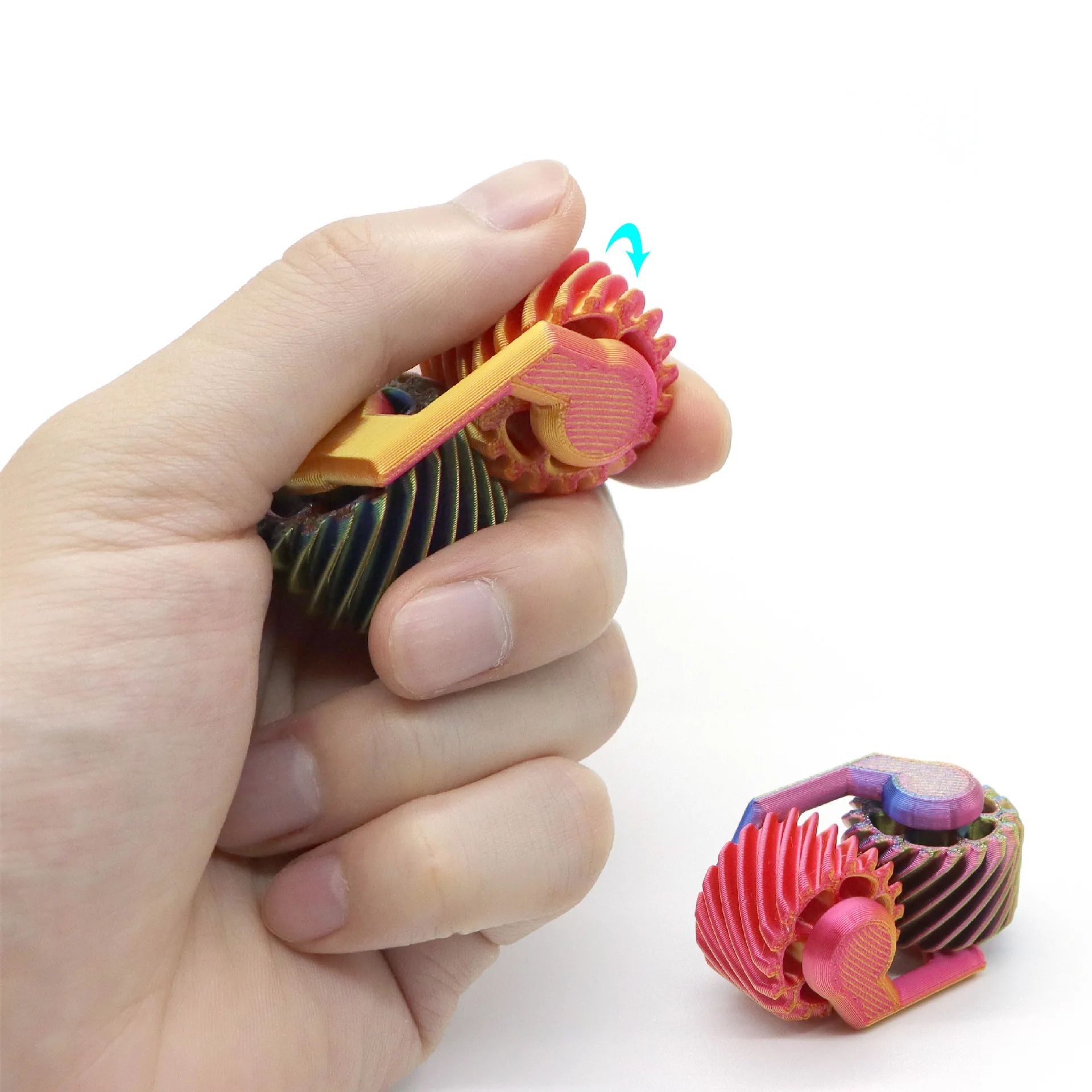Popular Fidget 3D Printed Fing - 3D Printing Gears recension och pris