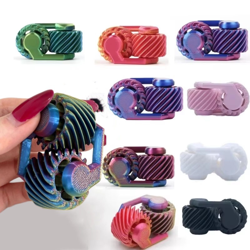 1PCS 3D Printed Fidget Spinner - 3D Printing Gears recension och pris